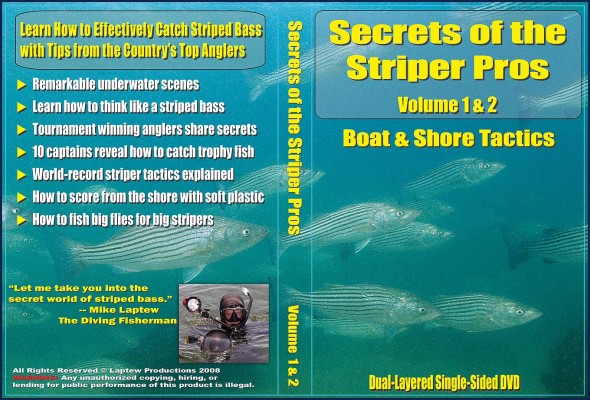 DVD Jacket for Secrets of the Striper Pros