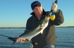 Dan Blanton with a nice bluefish caught on the fly