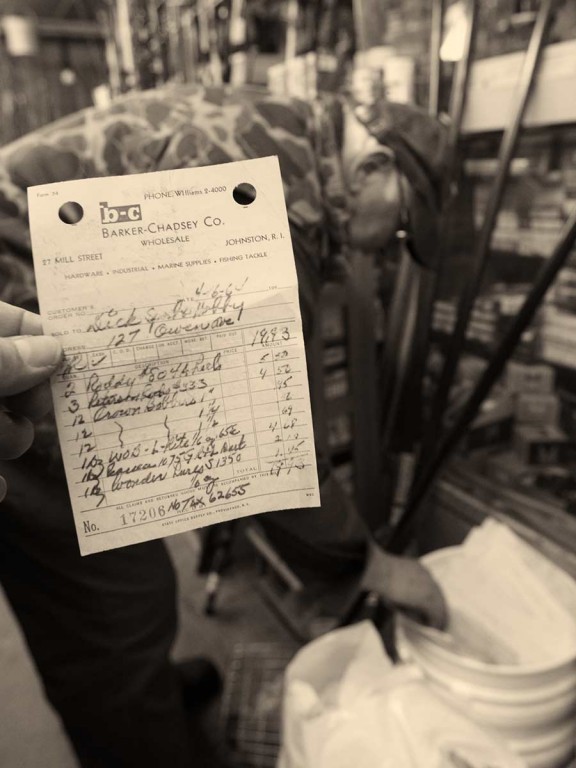 A wholesaler's invoice from the 1964