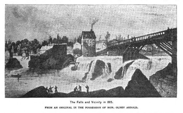 The Pawtucket Falls on the Blackstone River