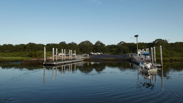 boat ramp at Barn Island