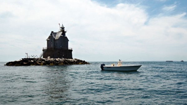 Fly fishing Race Rock Lighthouse